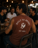 Mens Built to Brawl Singlet Top