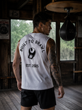 Mens Built to Brawl Singlet Top