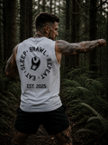 Mens Eat Sleep Brawl Repeat Singlet Top