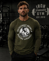 Mens Built to Brawl Long Sleeve Tee