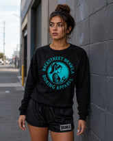 Womens Eat Sleep Brawl Repeat Jumper