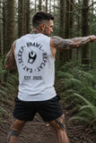 Mens Eat Sleep Brawl Repeat Singlet Top