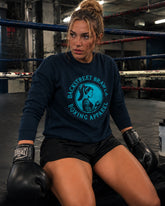 Womens Eat Sleep Brawl Repeat Jumper