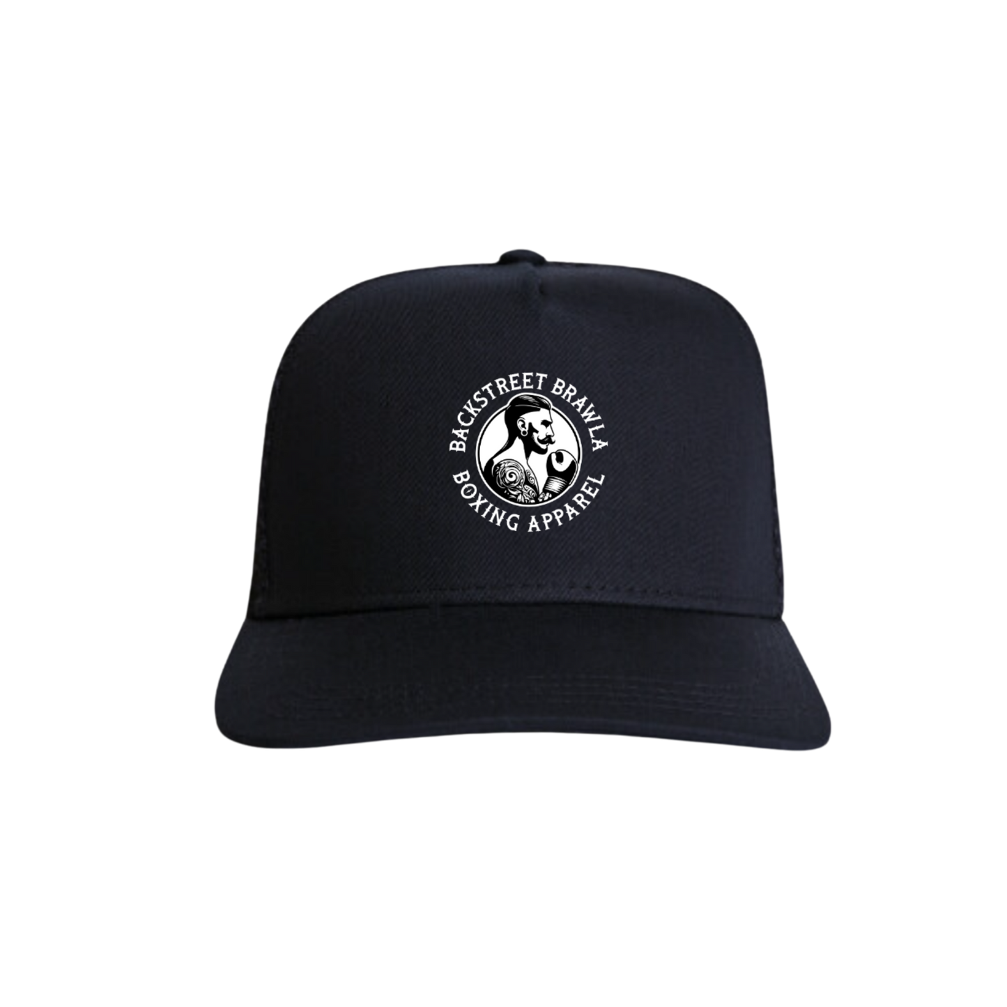Mens Built to Brawl Logo Trucker Hat