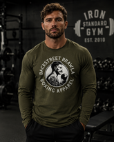 Mens Built to Brawl Long Sleeve Tee
