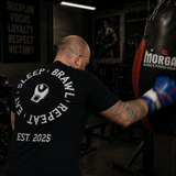 Mens Eat Sleep Brawl Repeat T-Shirt