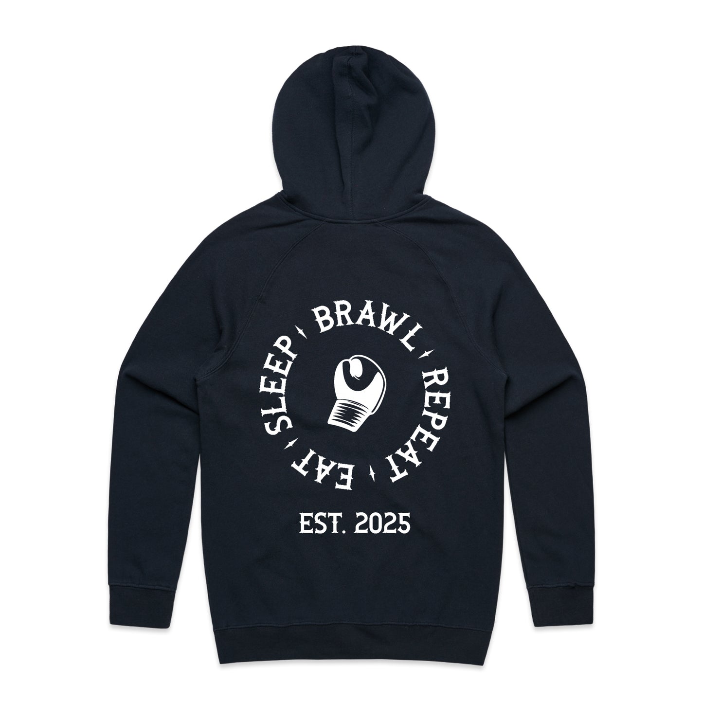 Mens Eat Sleep Brawl Repeat Hoodie
