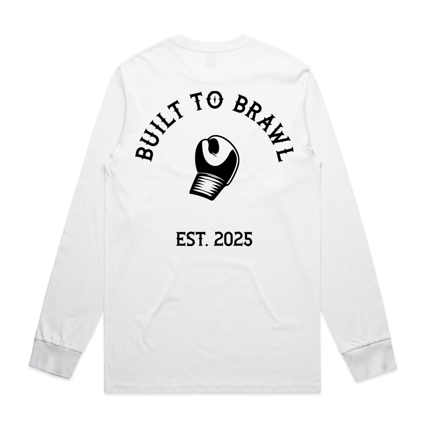 Mens Built to Brawl Long Sleeve Tee
