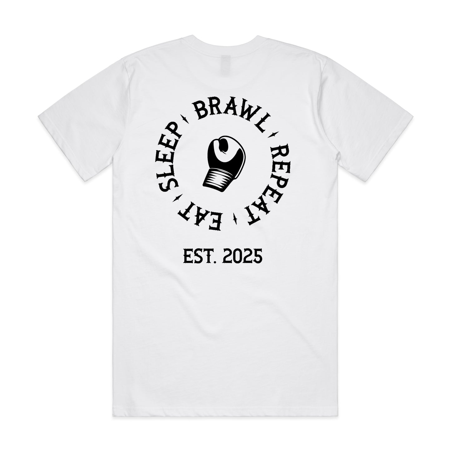 Mens Eat Sleep Brawl Repeat T-Shirt