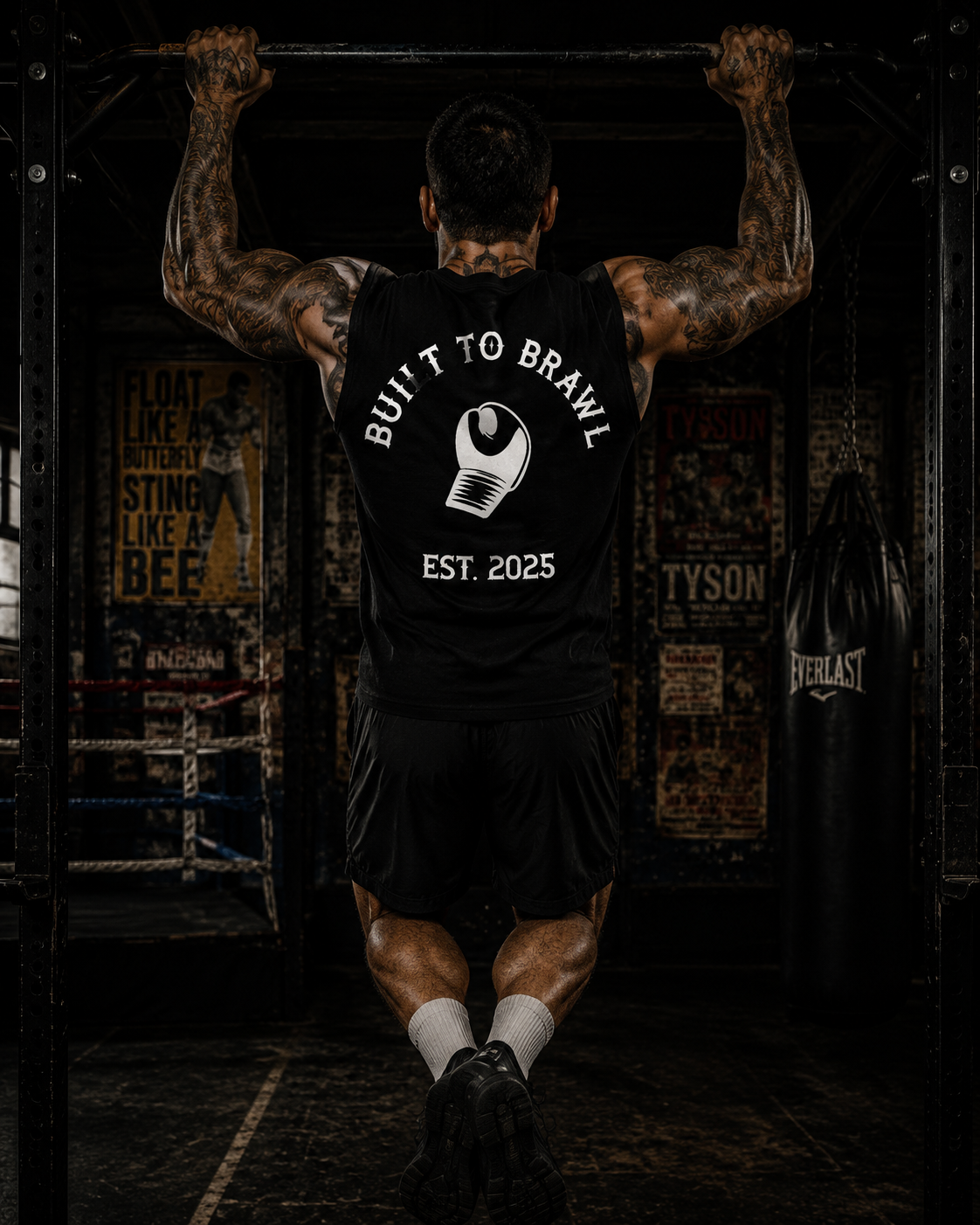 Mens Built to Brawl Singlet Top