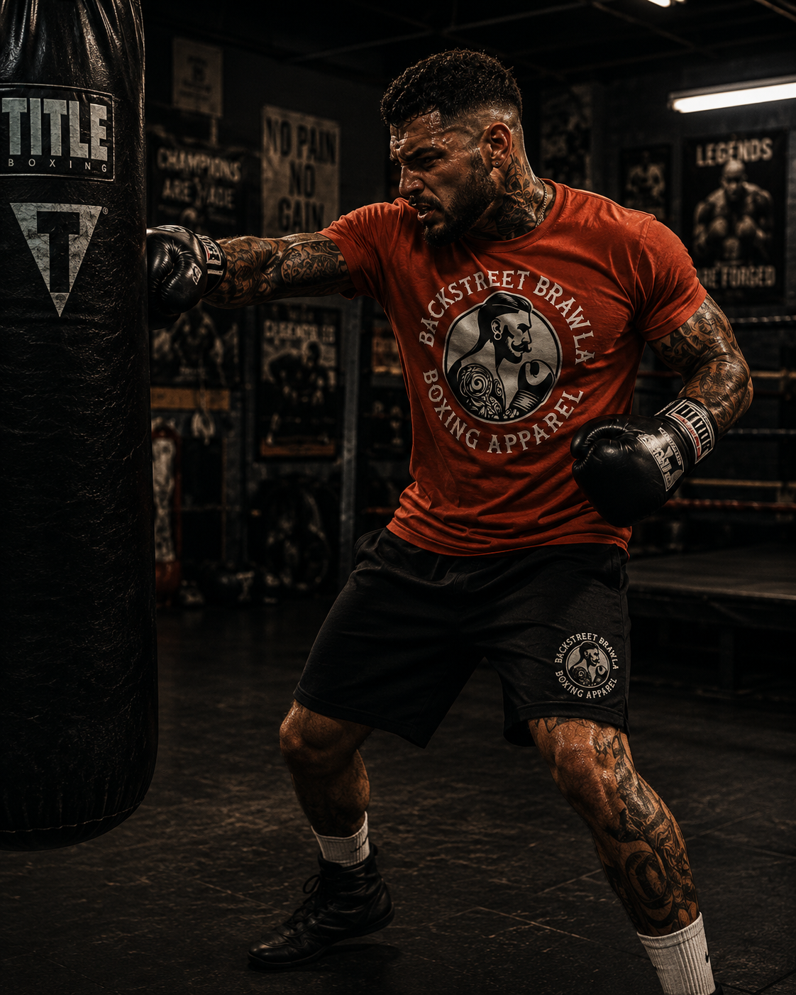 Mens Built To Brawl T-Shirt