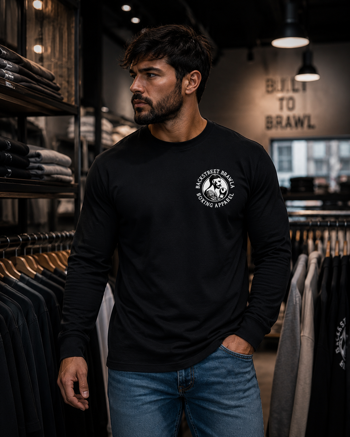 Mens Under Cover Brawla Long Sleeve Tee