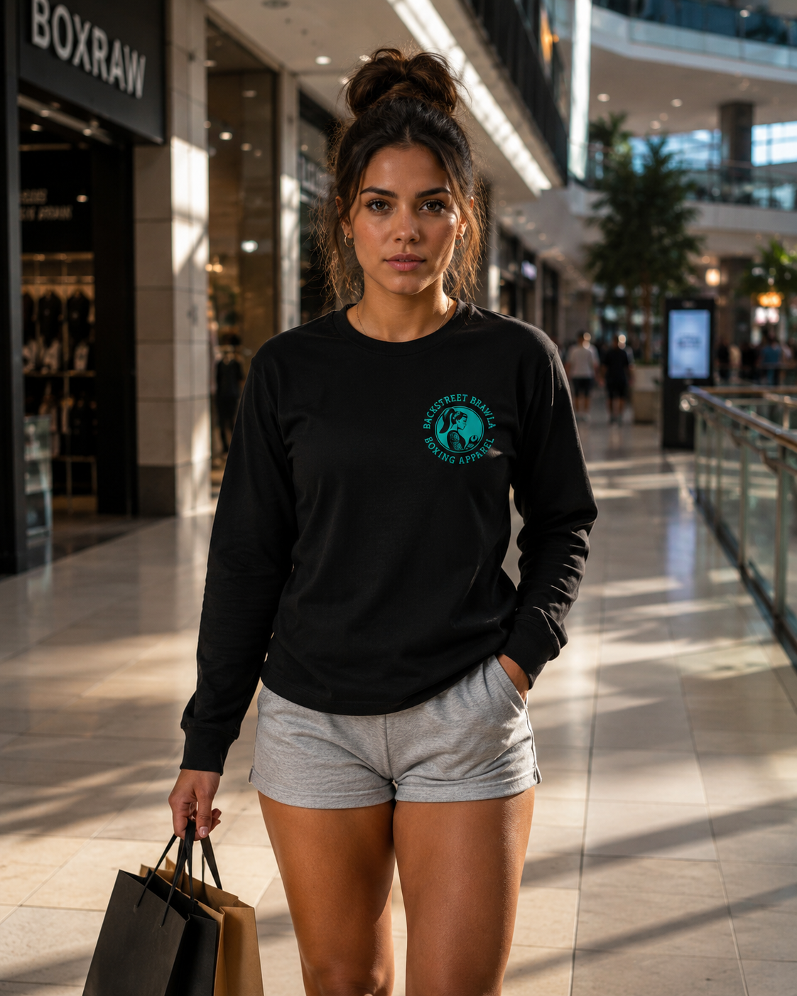 Womens Under Cover Brawla Long Sleeve Tee