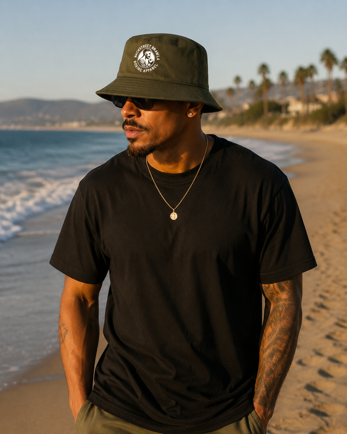Mens Backstreet Brawla Bucket Hat