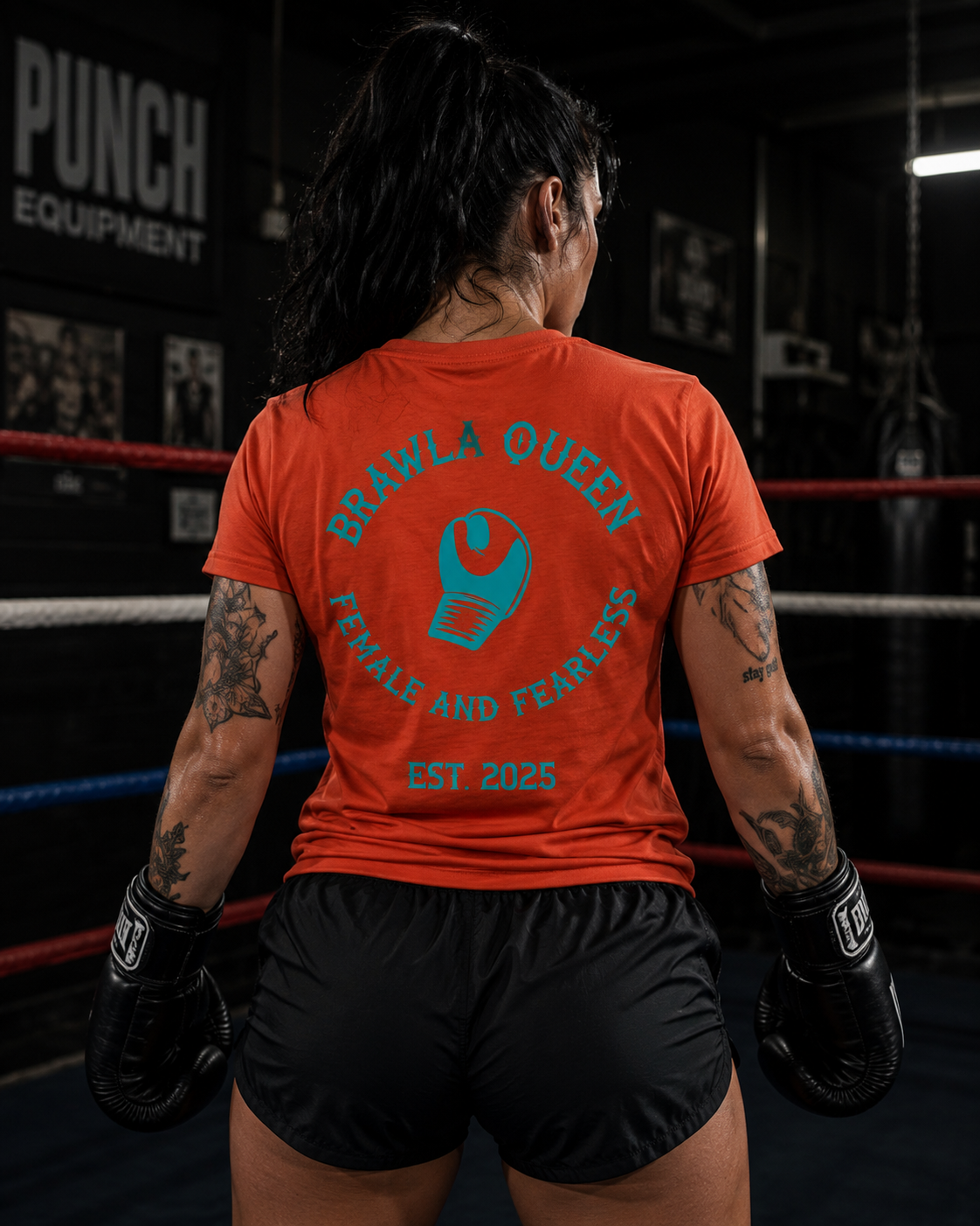 Womens Brawla Queen T- Shirt
