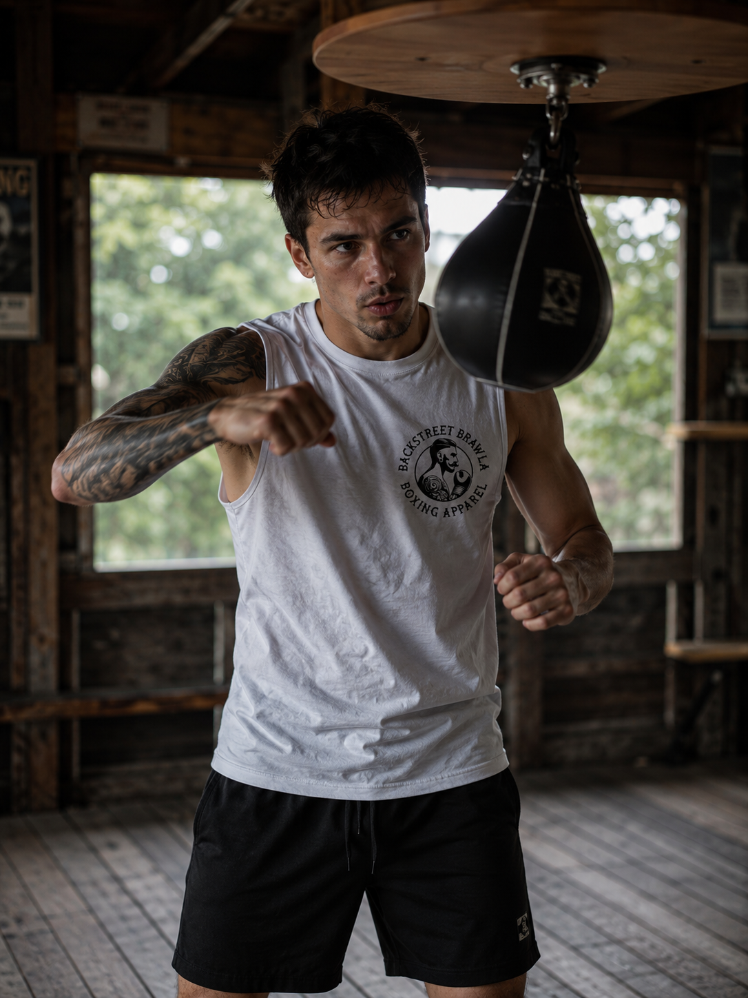 Mens Built to Brawl Singlet Top