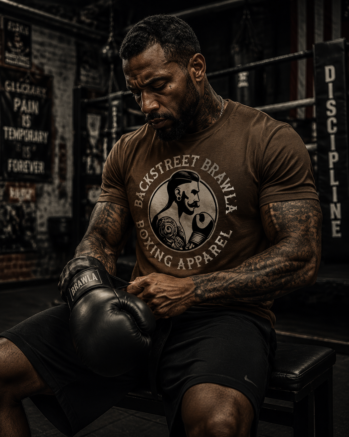 Mens Built To Brawl T-Shirt