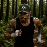 Mens Built to Brawl Logo Trucker Hat