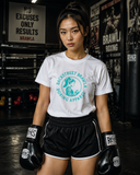 Womens Eat Sleep Brawl Repeat T- Shirt