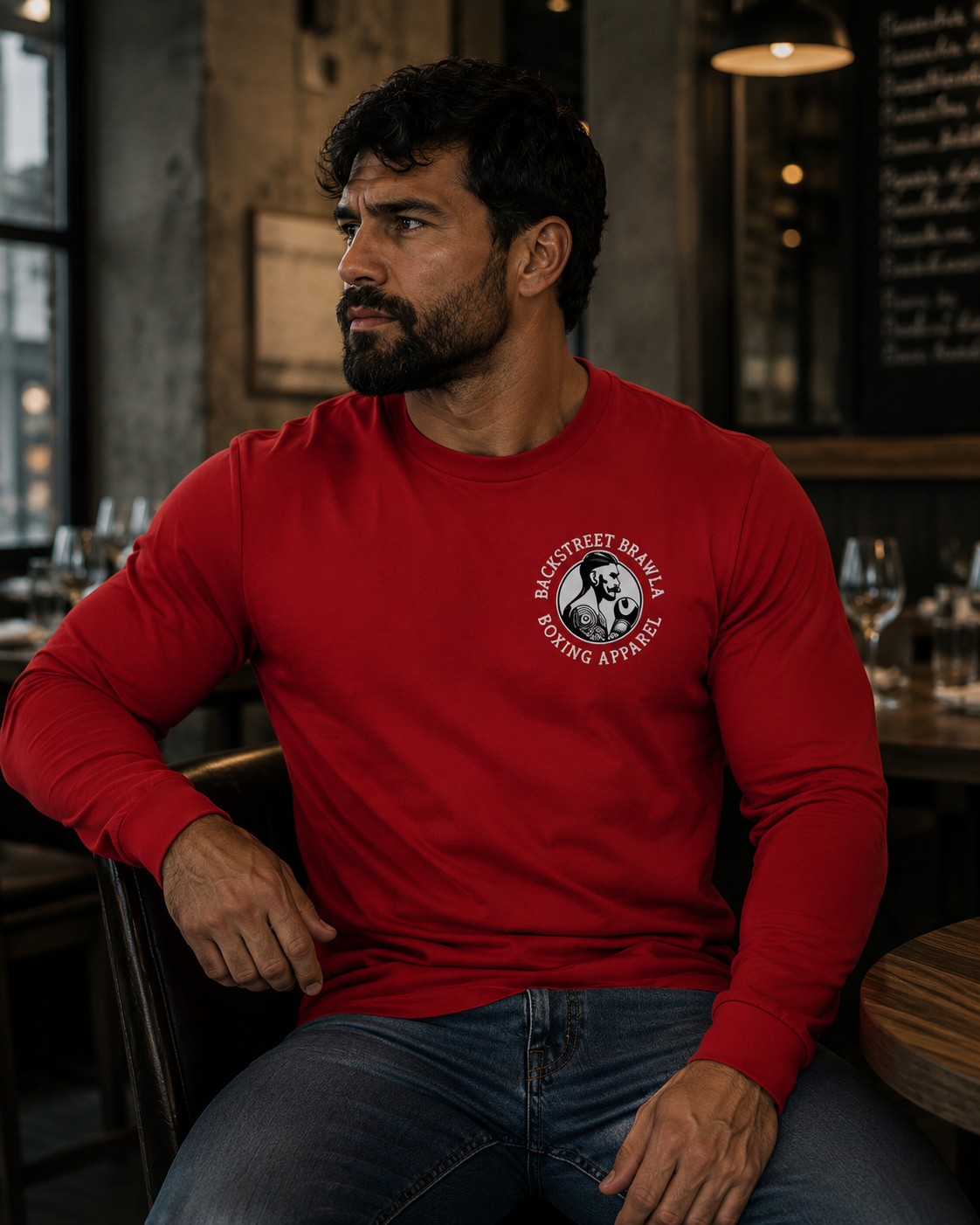 Mens Under Cover Brawla Long Sleeve Tee