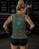 Womens Eat Sleep Brawl Repeat Singlet Top