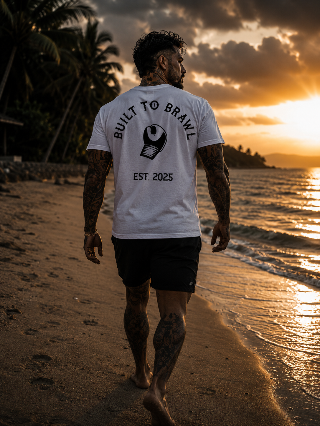 Mens Built to Brawl T- Shirt