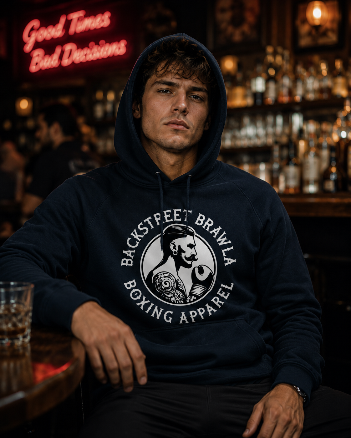 Mens Built to Brawl Hoodie