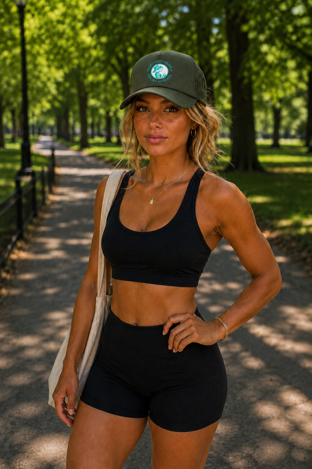 WOMENS BRAWLA QUEEN TRUCKER HAT