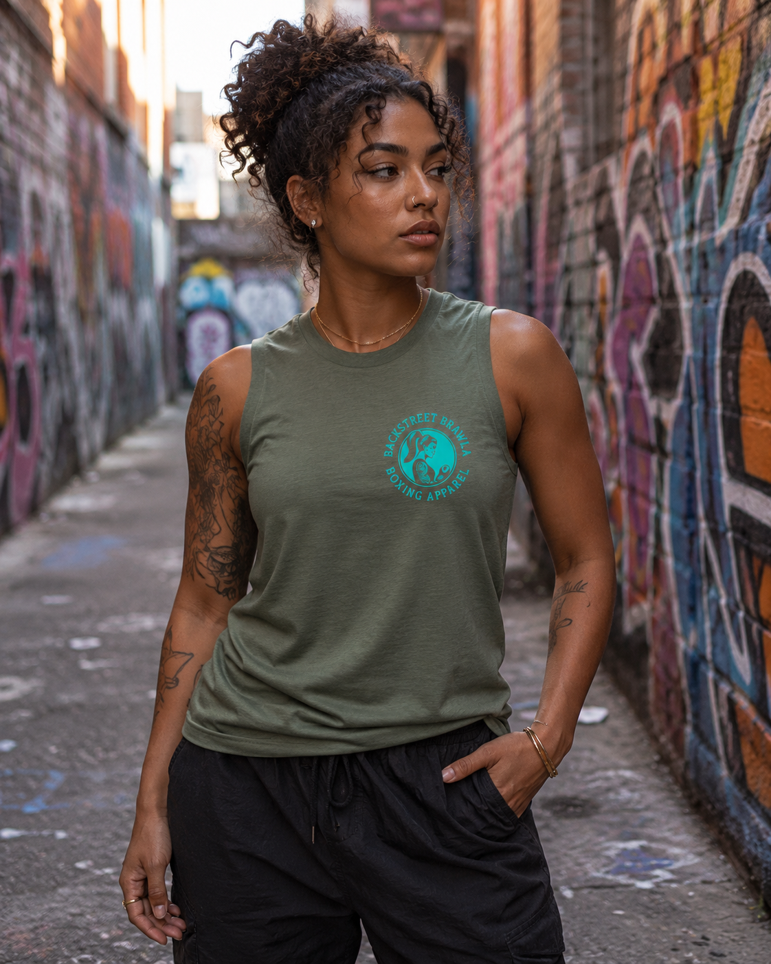 Womens Under Cover Brawla Singlet Top