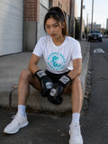 Womens Eat Sleep Brawl Repeat T- Shirt