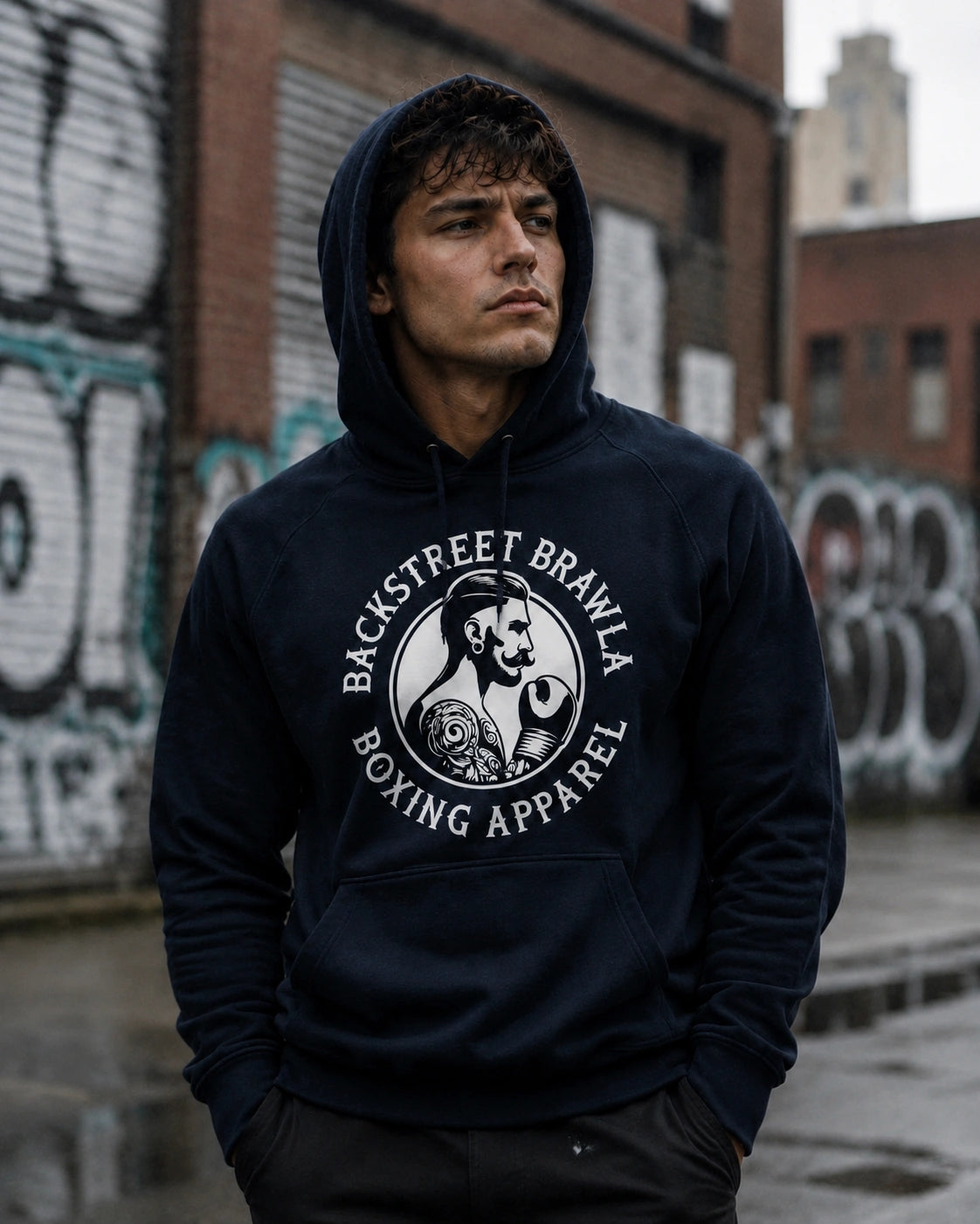 Mens Built to Brawl Hoodie