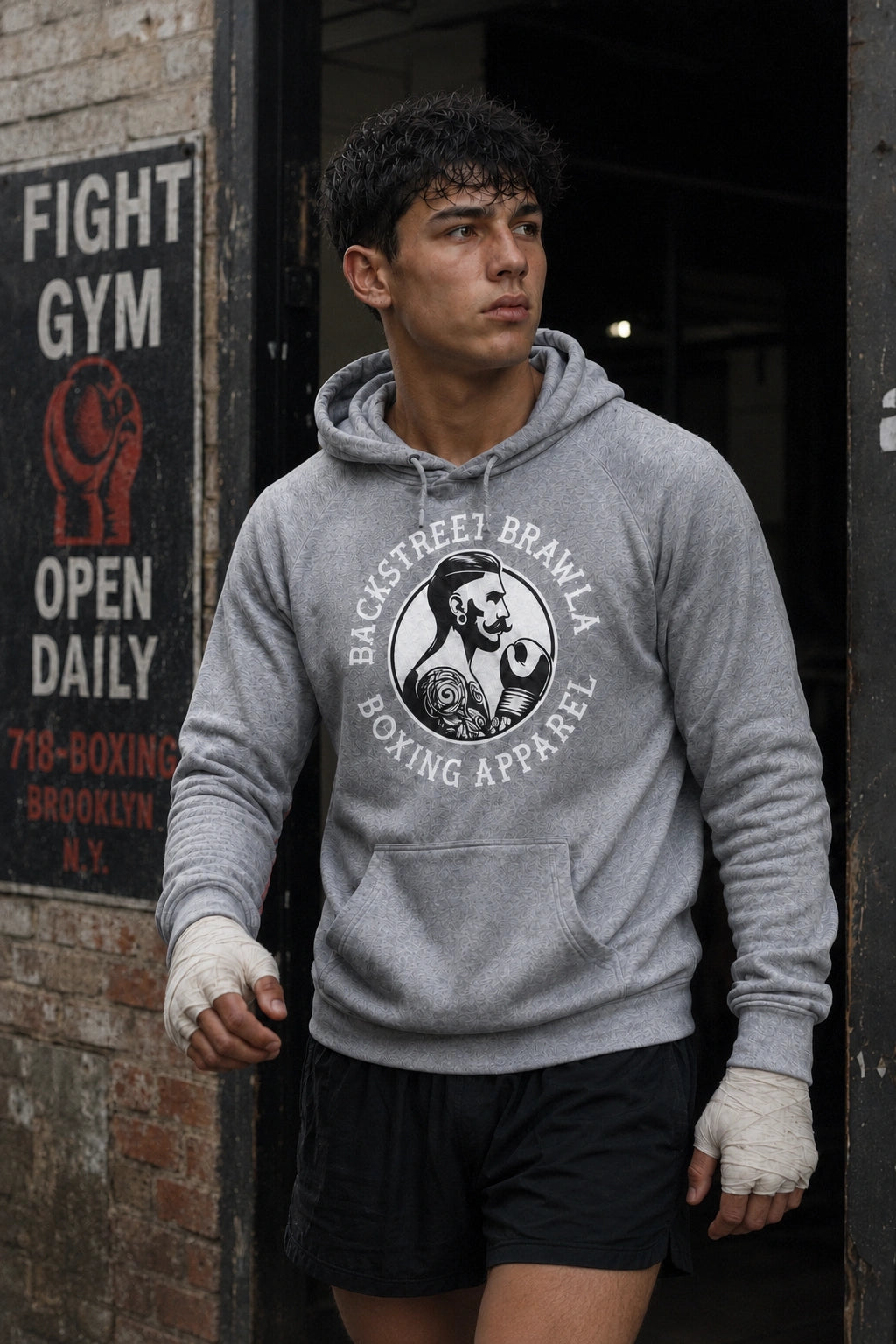 Mens Built to Brawl Hoodie