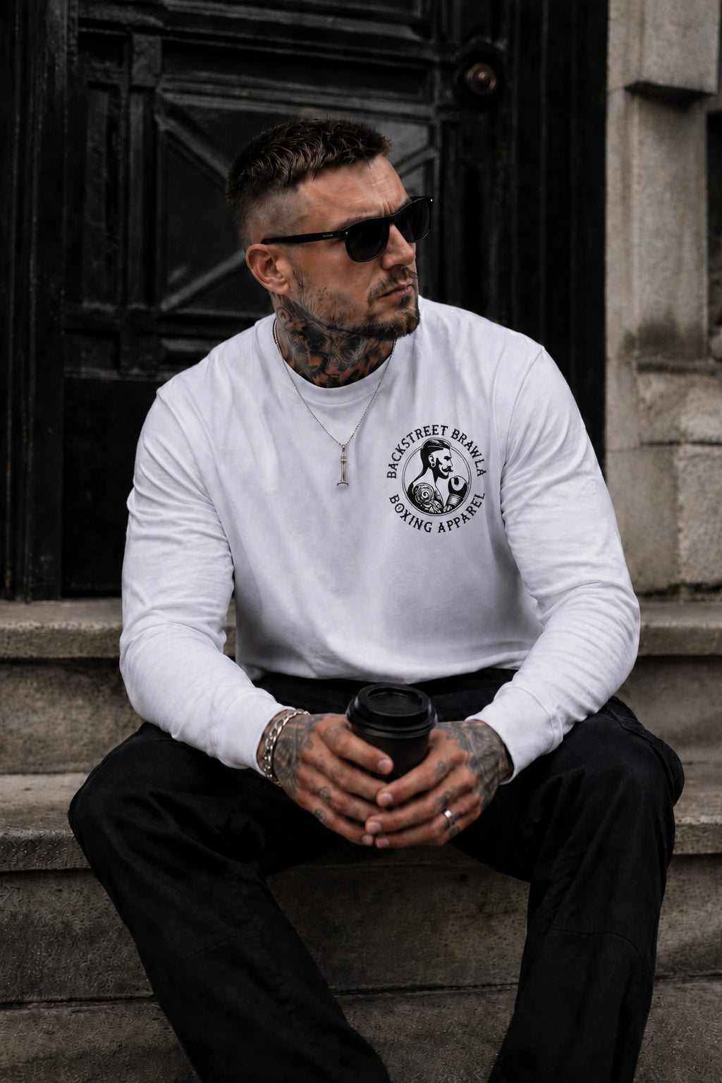 Mens Under Cover Brawla Long Sleeve Tee