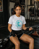 Womens Eat Sleep Brawl Repeat T- Shirt