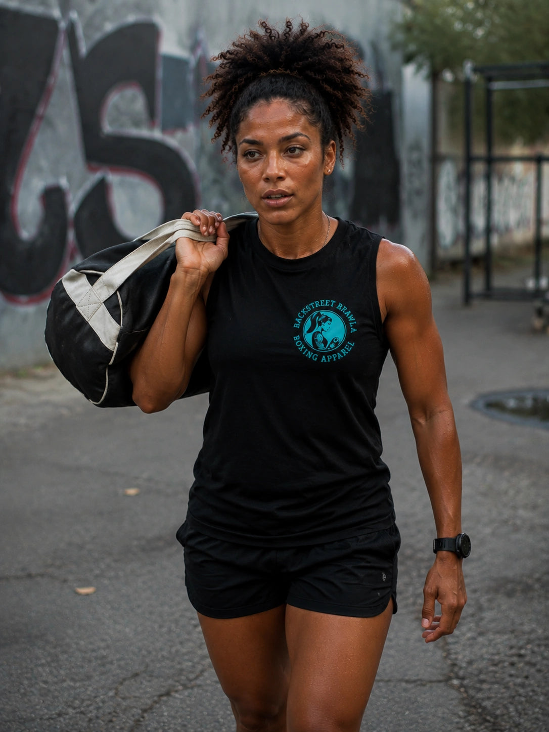 Womens Under Cover Brawla Singlet Top
