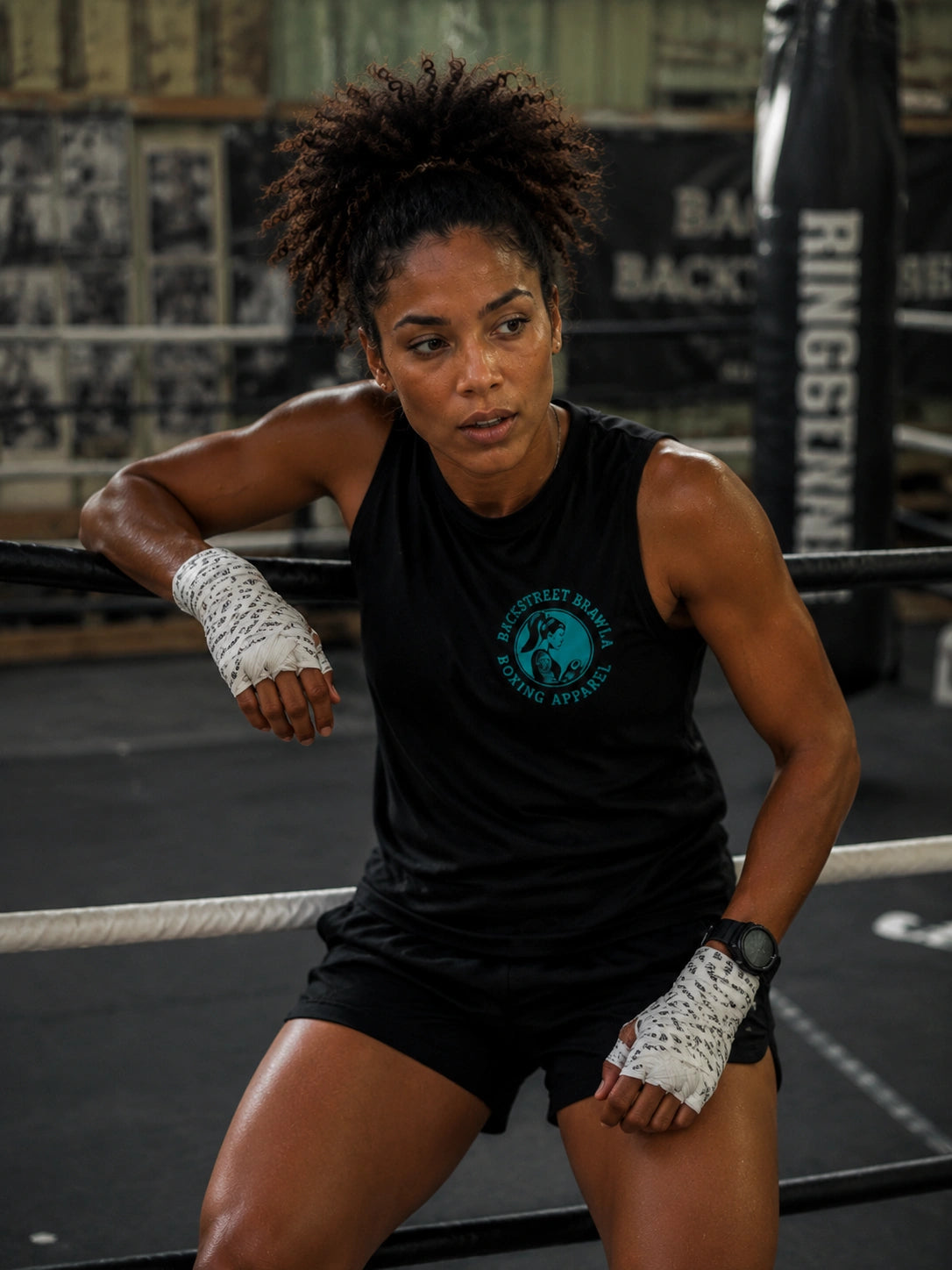 Womens Under Cover Brawla Singlet Top
