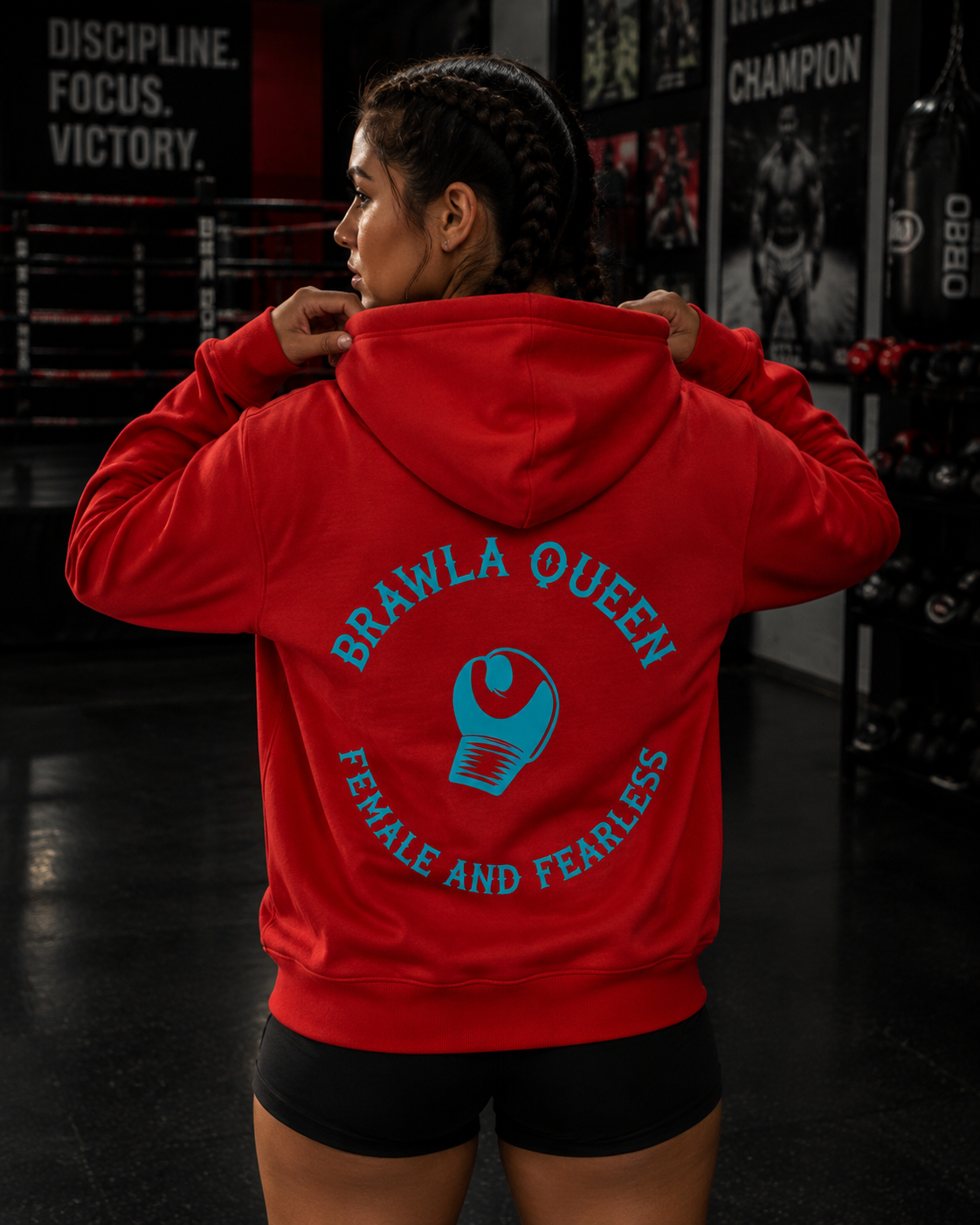 Womens Brawla Queen Hoodie