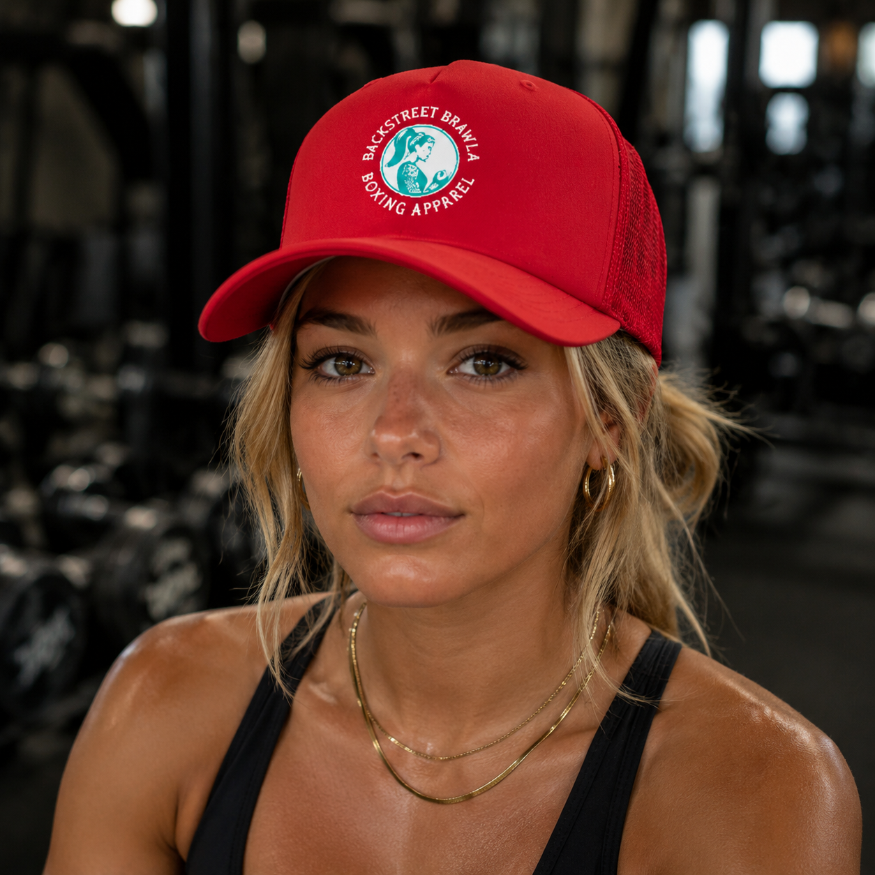 WOMENS BRAWLA QUEEN TRUCKER HAT