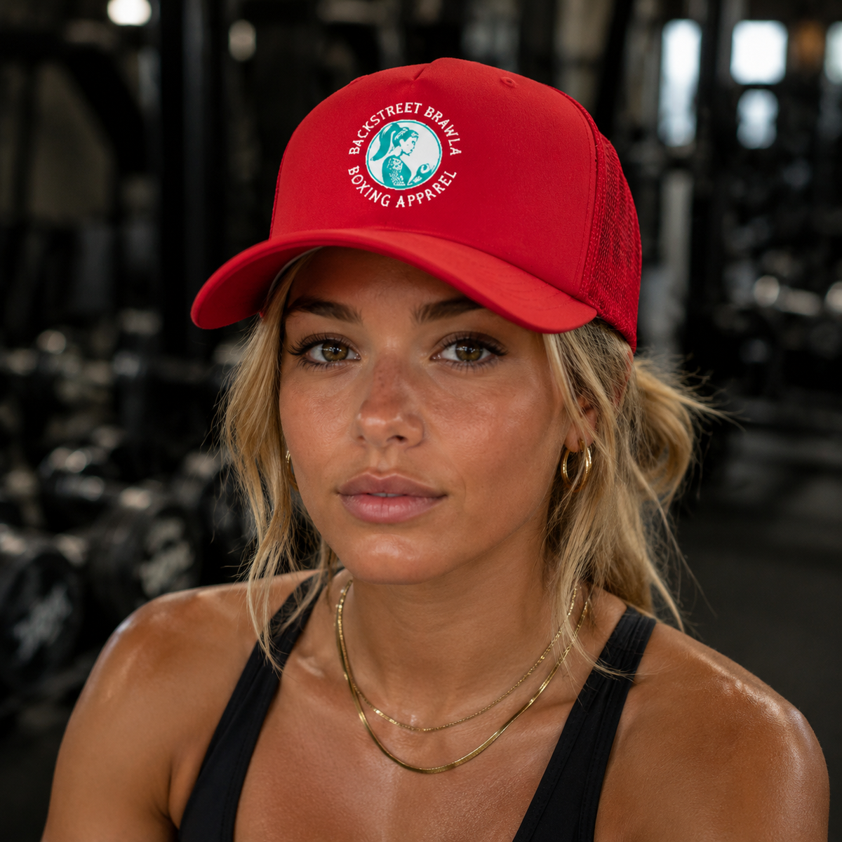WOMENS BRAWLA QUEEN TRUCKER HAT