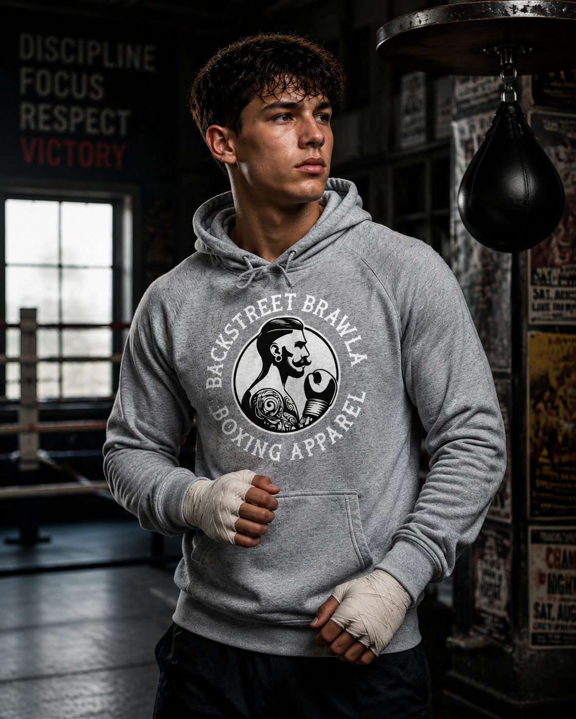 Mens Built to Brawl Hoodie