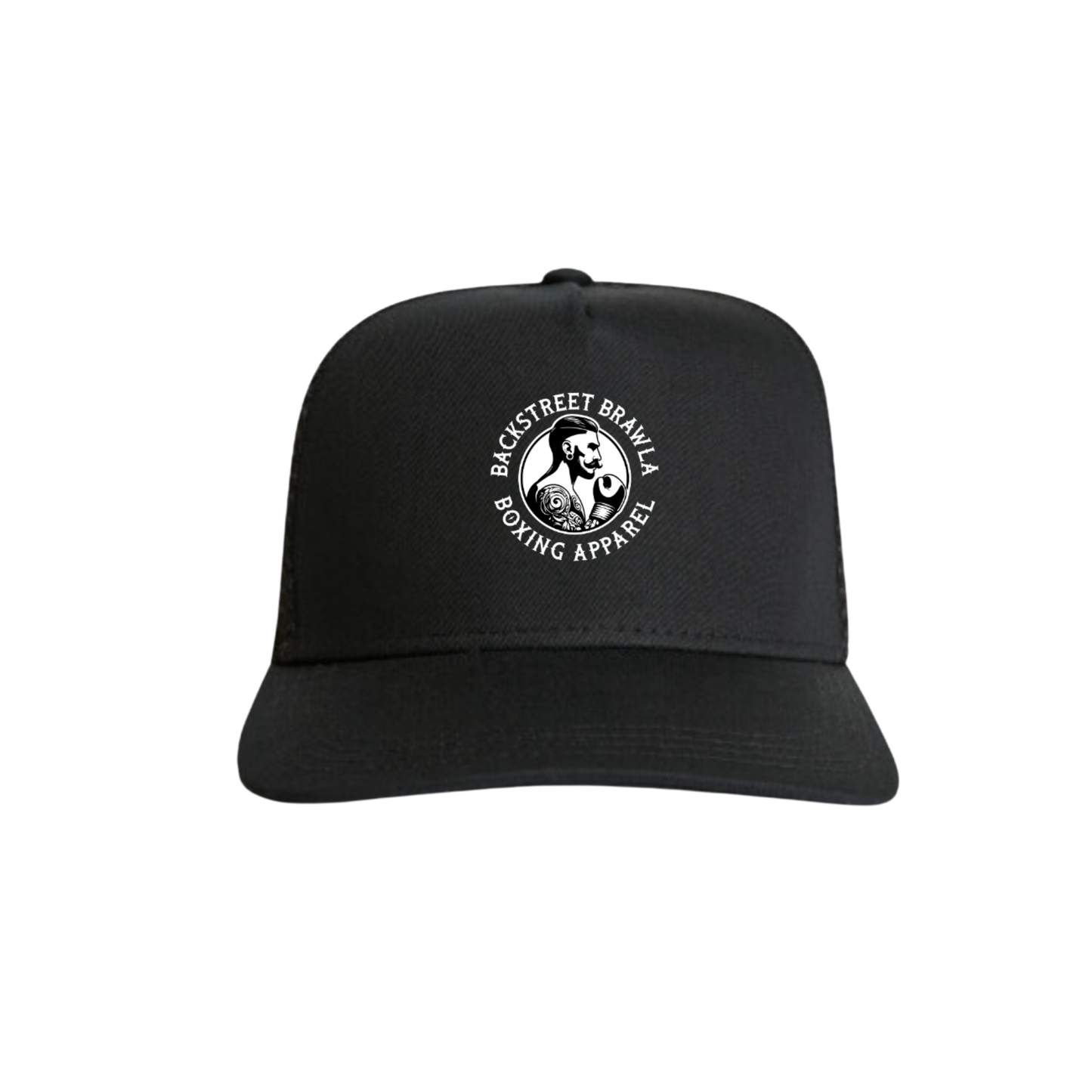 Mens Built to Brawl Logo Trucker Hat