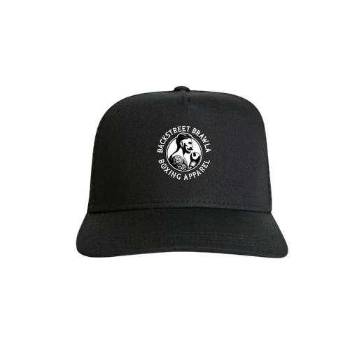 Mens Built to Brawl Logo Trucker Hat