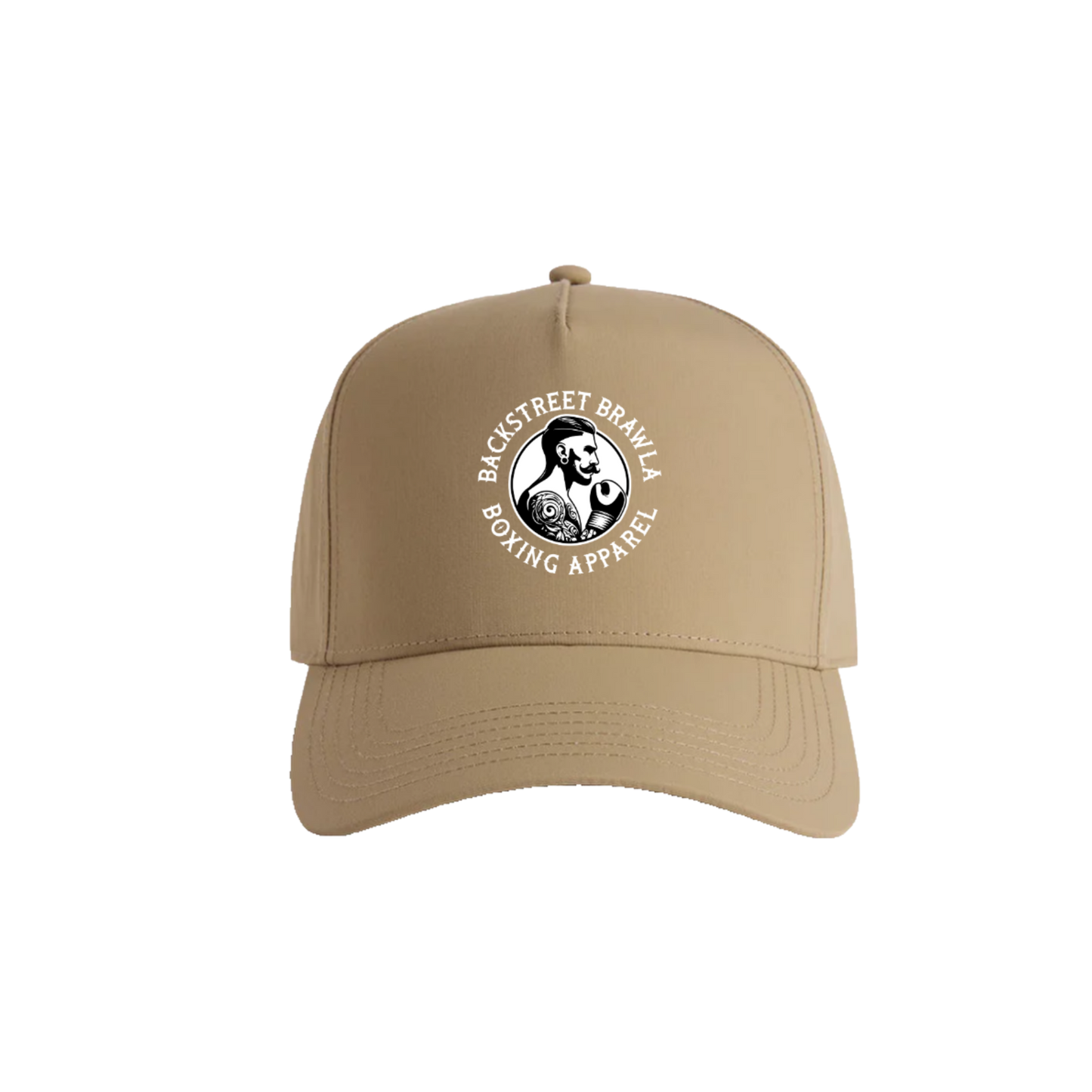 Mens Built to Brawl Logo Trucker Hat