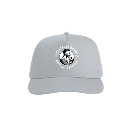 Mens Built to Brawl Logo Trucker Hat