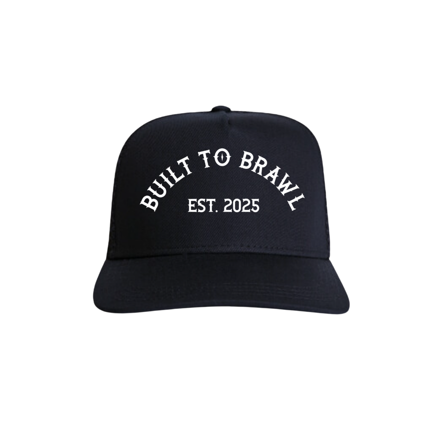 Mens Built to Brawl Est. 2025 Trucker Hat