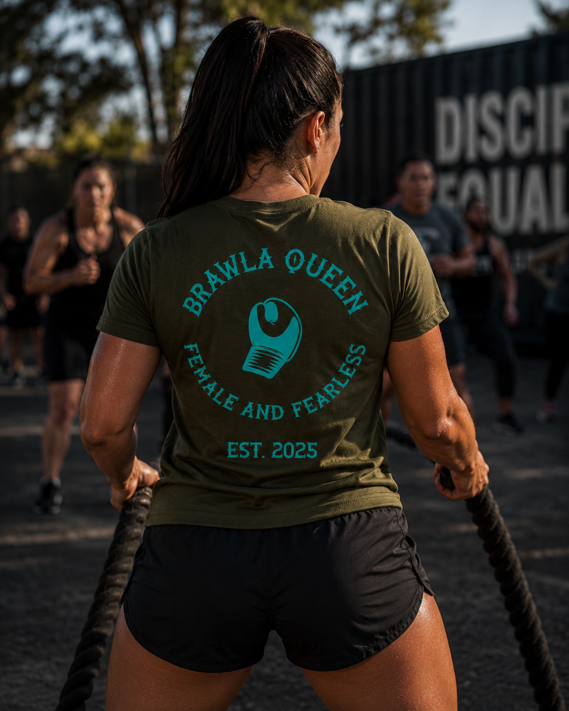 Womens Brawla Queen T- Shirt