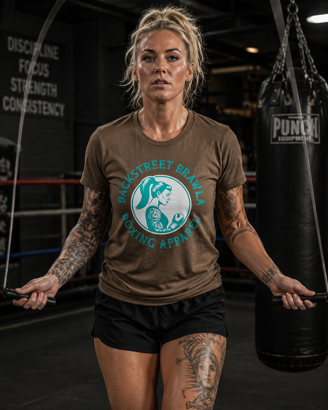 Womens Brawla Queen T- Shirt