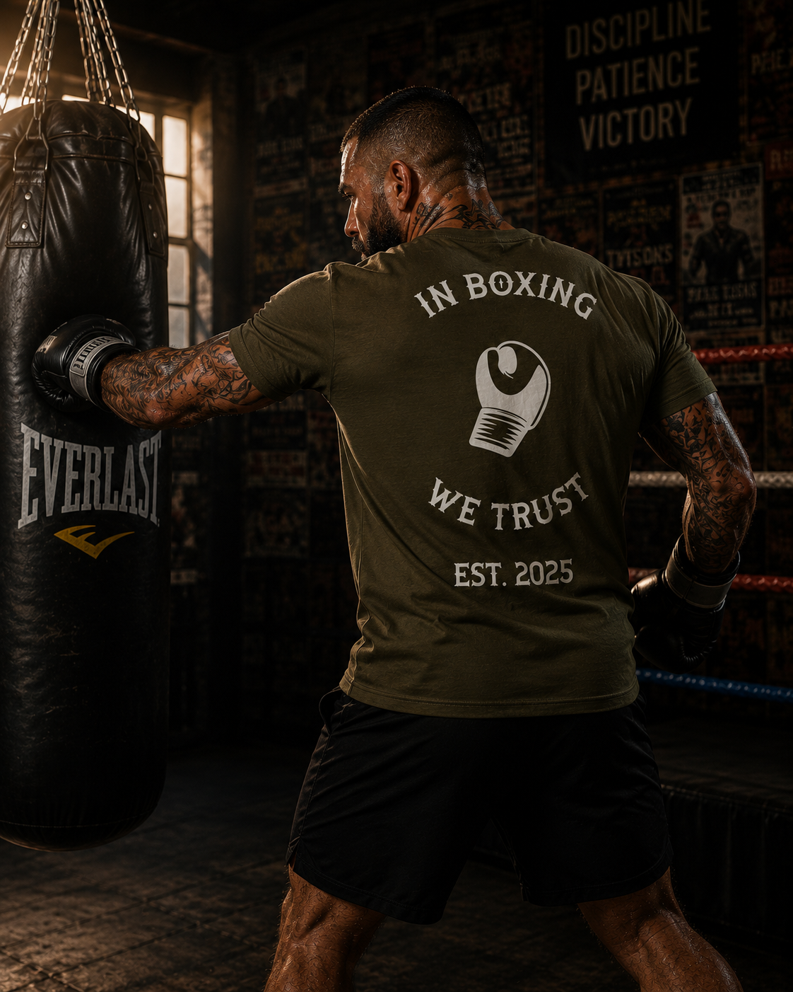 MENS IN BOXING WE TRUST T- SHIRT