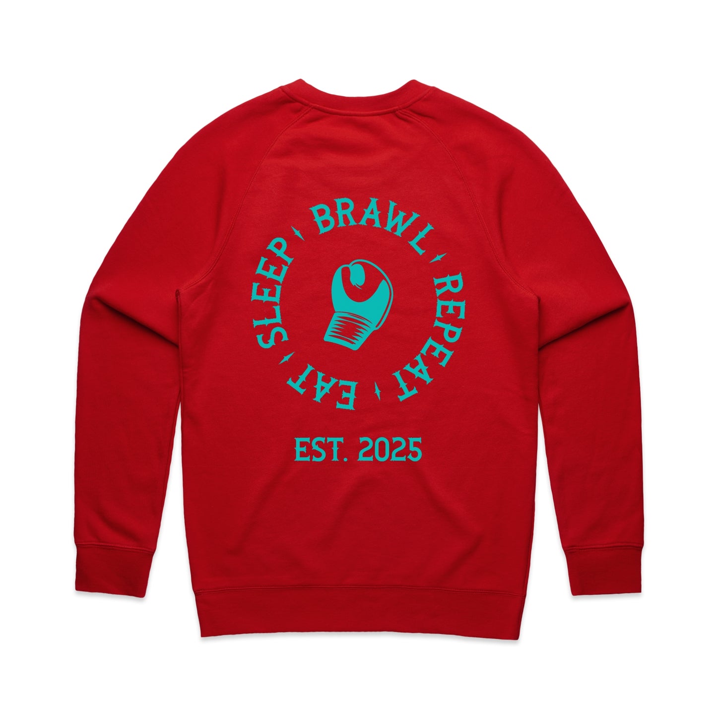 Womens Eat Sleep Brawl Repeat Jumper