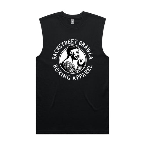 Mens Eat Sleep Brawl Repeat Singlet Top
